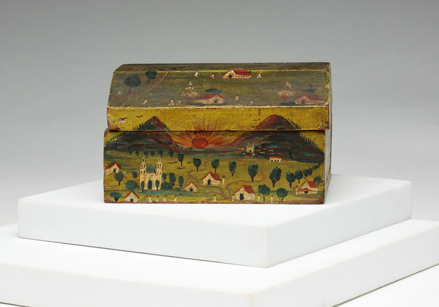 DECORATED BOX. Latin America, early