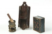 DECORATED BOX  MORTAR AND PEST