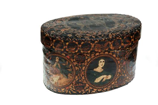 DECORATED BOX.  Northeastern United