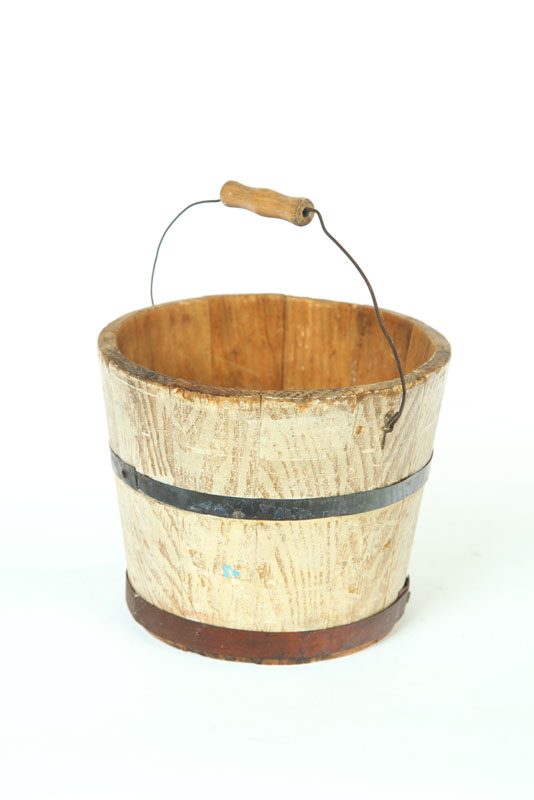 DECORATED BUCKET.  American  late