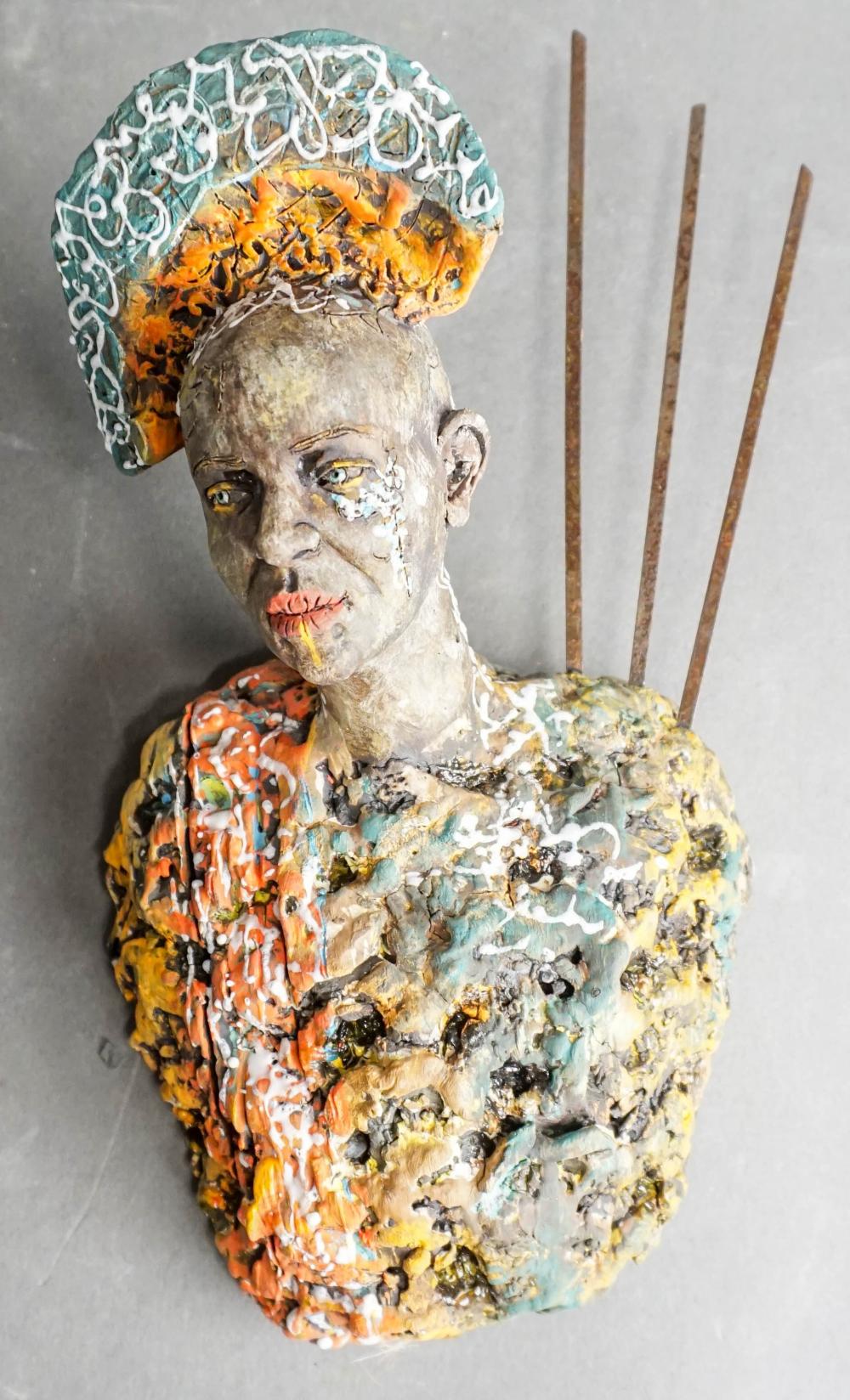 DECORATED CERAMIC FIGURINEDecorated