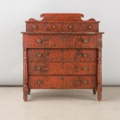 DECORATED CHEST OF DRAWERSA tr
