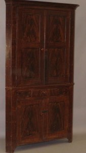 DECORATED CORNER CABINETca. 18