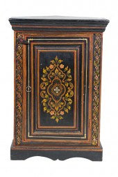 DECORATED CORNER SIDE CABINETw