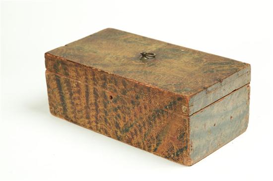 DECORATED DOCUMENT BOX.  New