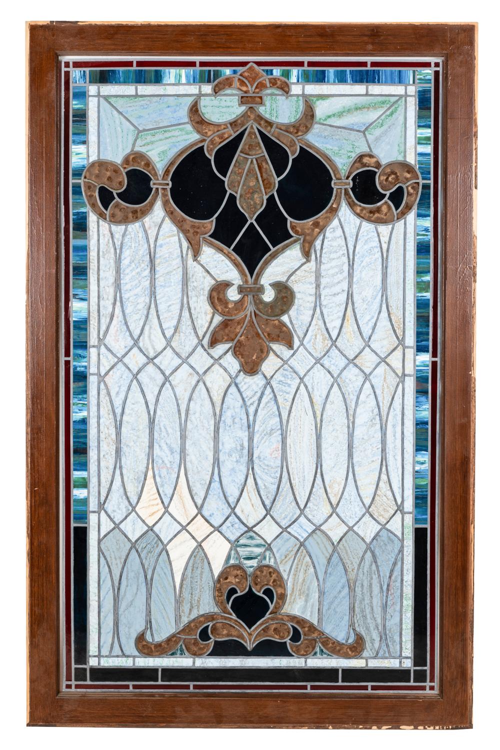 DECORATED GLASS WINDOWfaux