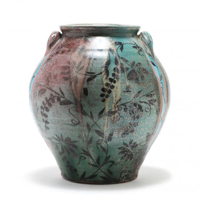 DECORATED JAR, MICHAEL KLINE (NC)