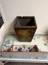 DECORATED LEATHER SQUARE WASTE