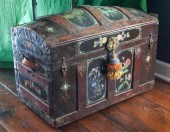 DECORATED METAL BOUND DOME TOP