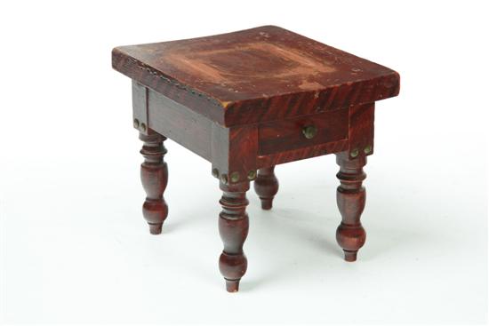 DECORATED MINIATURE TABLE. 