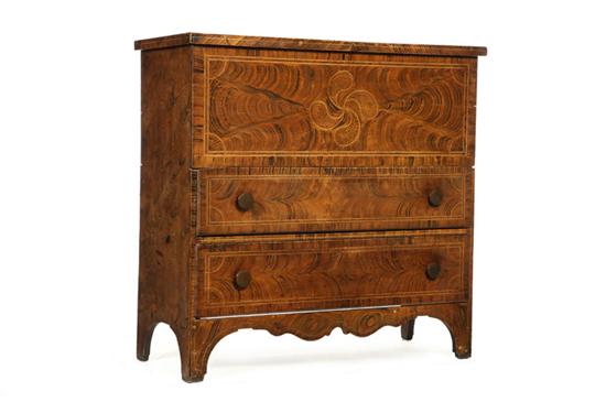 DECORATED MULE CHEST.  American 