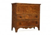DECORATED MULE CHEST.  America