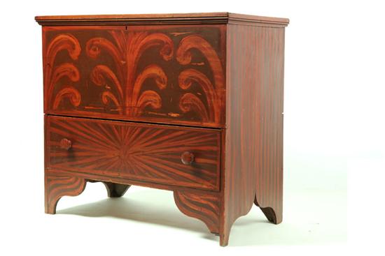 *****DECORATED MULE CHEST.  Wooster