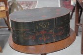 DECORATED OVAL BENTWOOD BRIDE'
