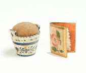 DECORATED PINCUSHION AND A NEE