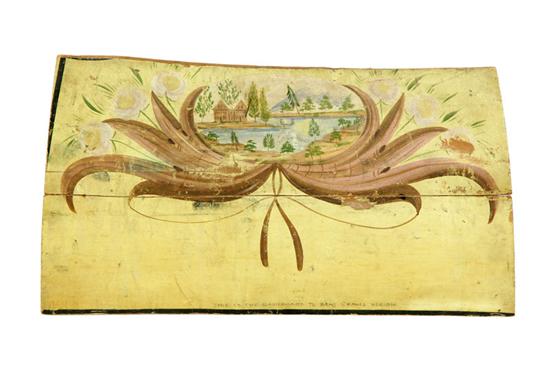 DECORATED SLEIGH FRONT. 