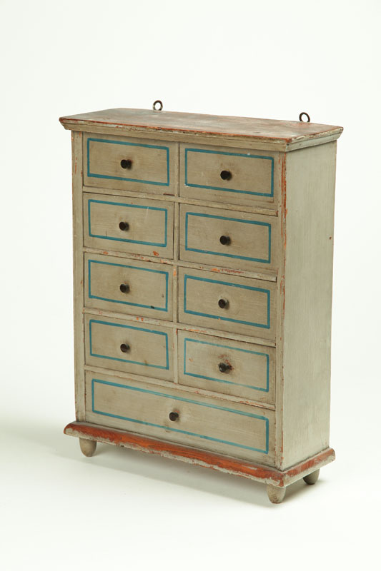 DECORATED SPICE CHEST.  American 
