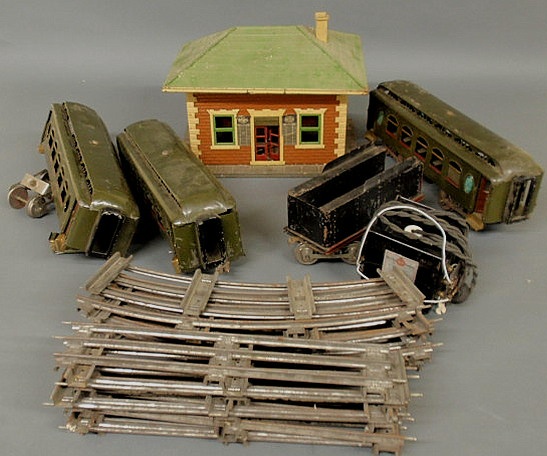 Decorated tin Lionel standard gauge