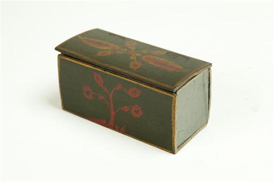 DECORATED TRINKET BOX.  American 