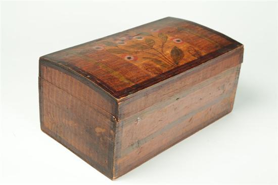 DECORATED TRUNK.  American or