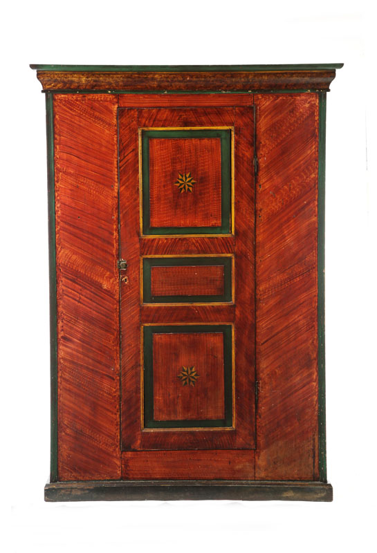 DECORATED WARDROBE OR SCHRANK. 