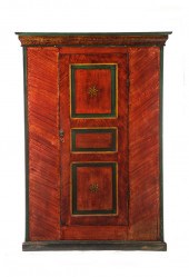 DECORATED WARDROBE OR SCHRANK.