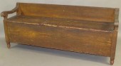 DECORATED WOOD CHESTca. 1840;