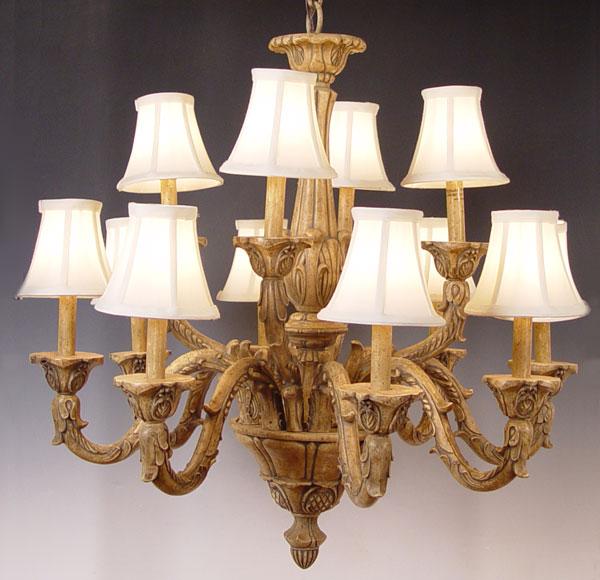 DECORATIVE 12 LIGHT CHANDELIER WITH