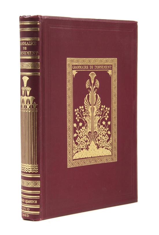 (DECORATIVE ARTS) JONES OWEN