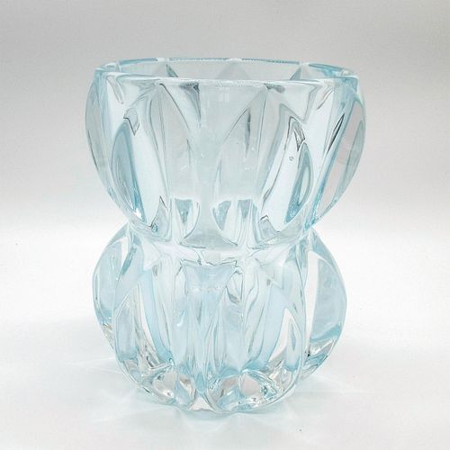 DECORATIVE BLUE GLASS FLOWER