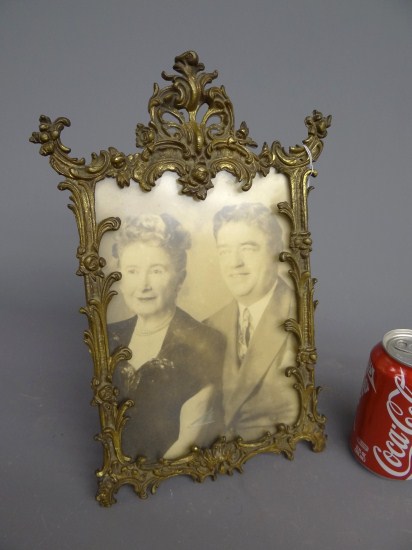 Decorative brass frame. 8'' x