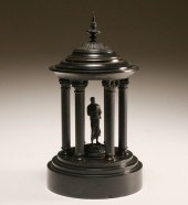 Decorative bronze and stone co