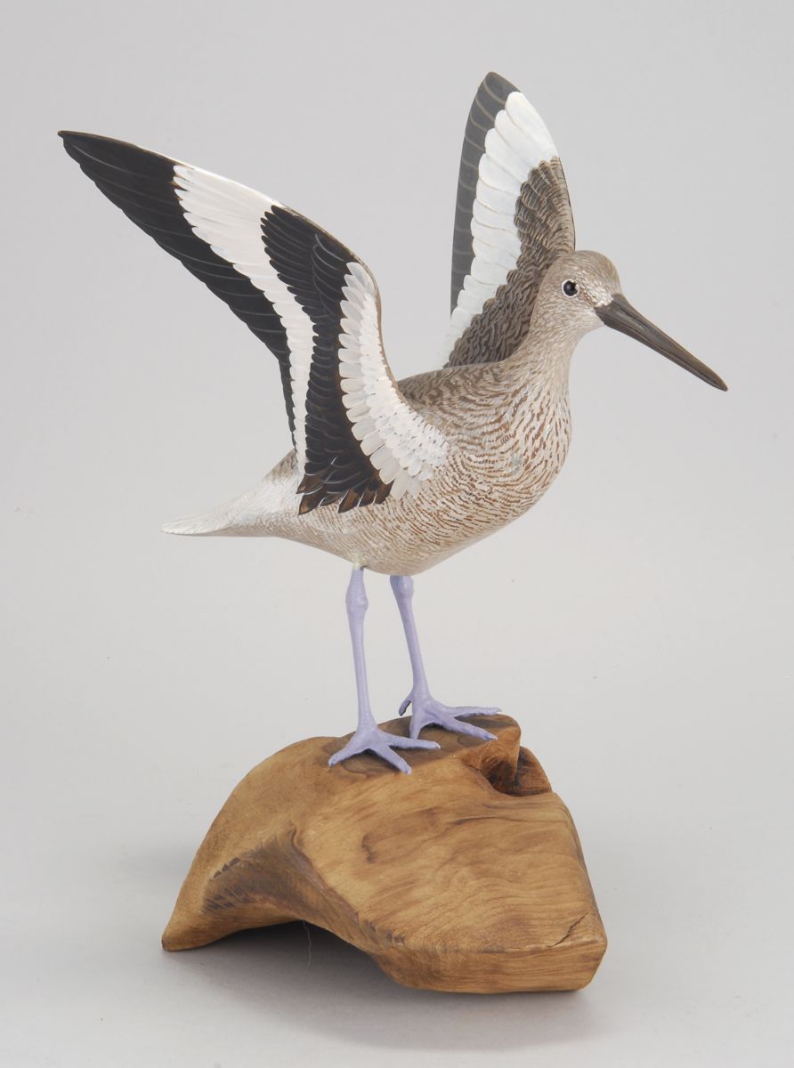 DECORATIVE CARVED WILLETBy David