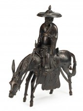 DECORATIVE CHINESE PATINATED B