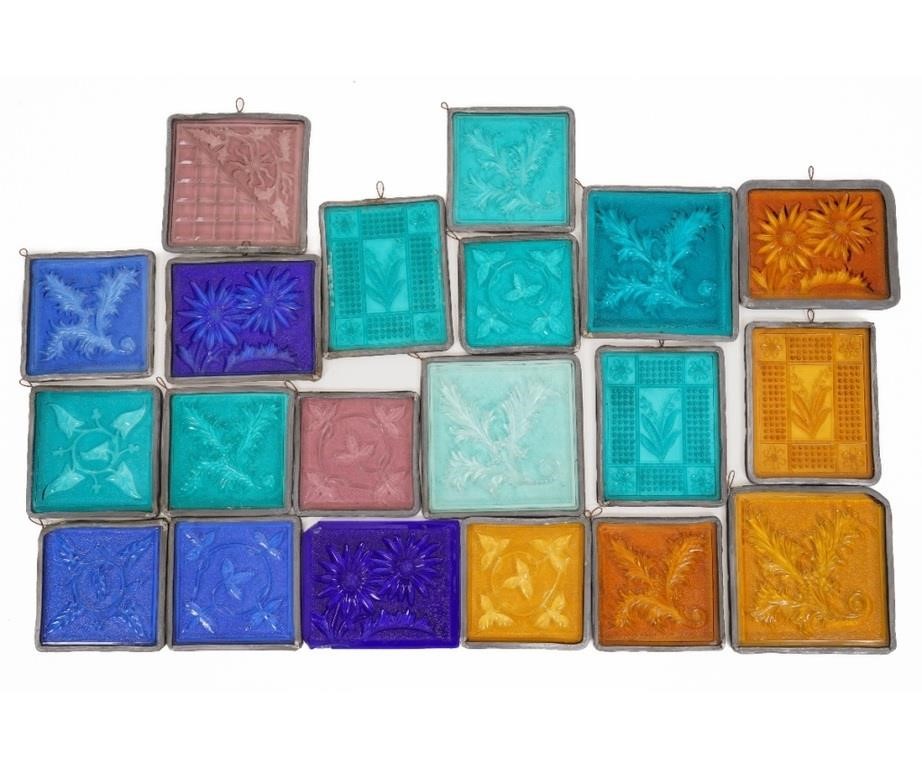 Decorative colored glass window