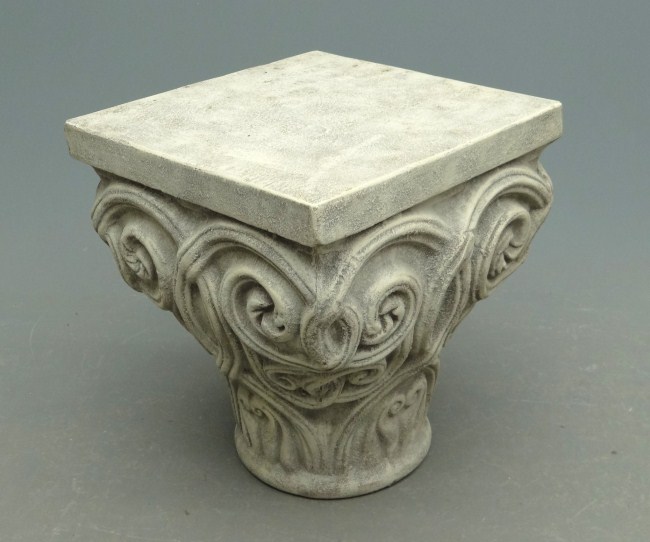 Decorative composite pedestal. 22''