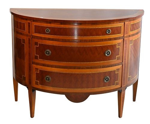 DECORATIVE CRAFTS INLAID DEMILUNE