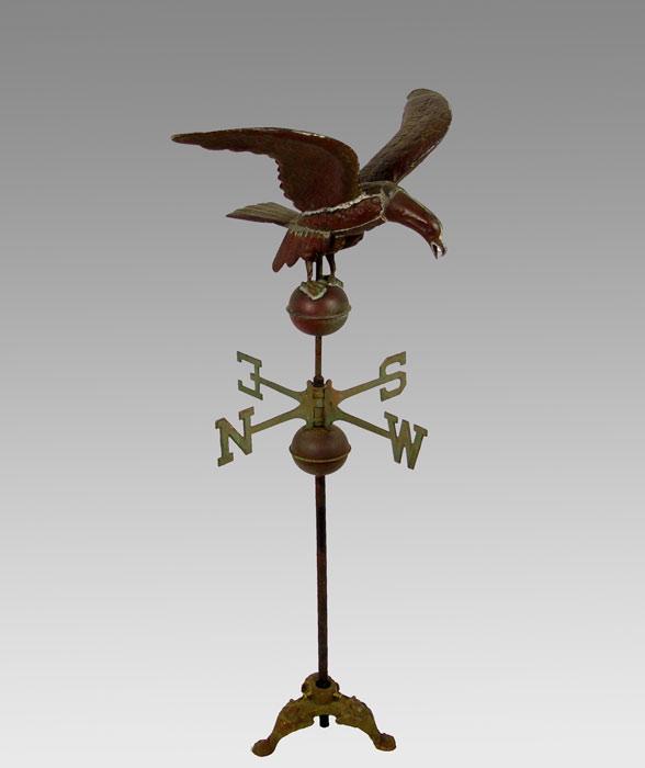 DECORATIVE EAGLE WEATHER VANE ON
