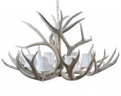 DECORATIVE FAUX ANTLER 6 LIGHT