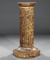 DECORATIVE FAUX MARBRE PEDESTA