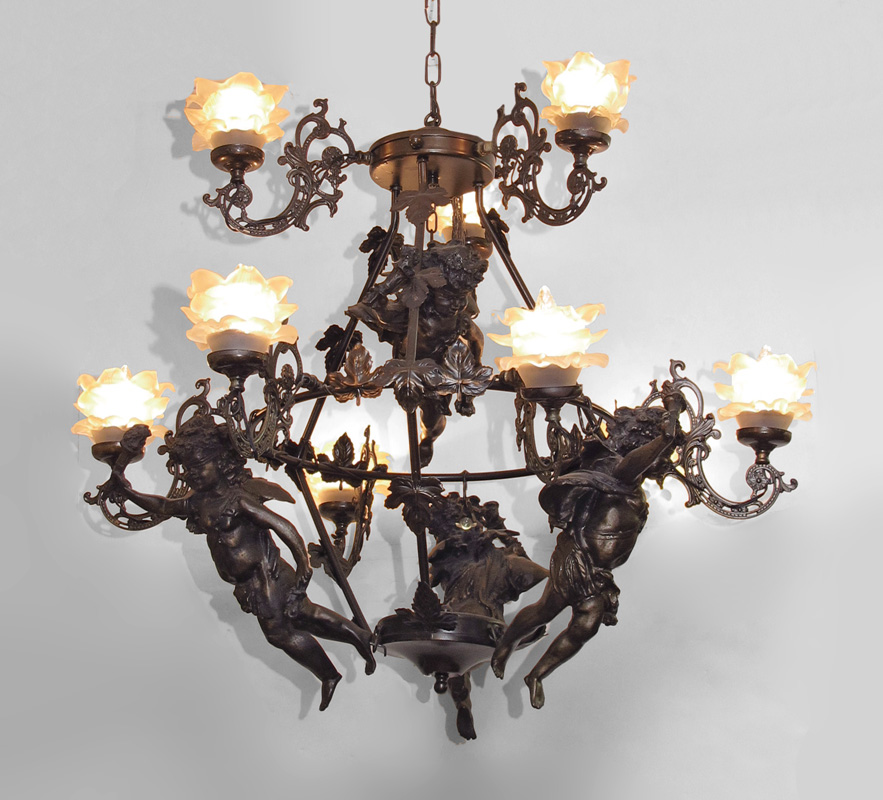 DECORATIVE FIGURAL CHERUB
