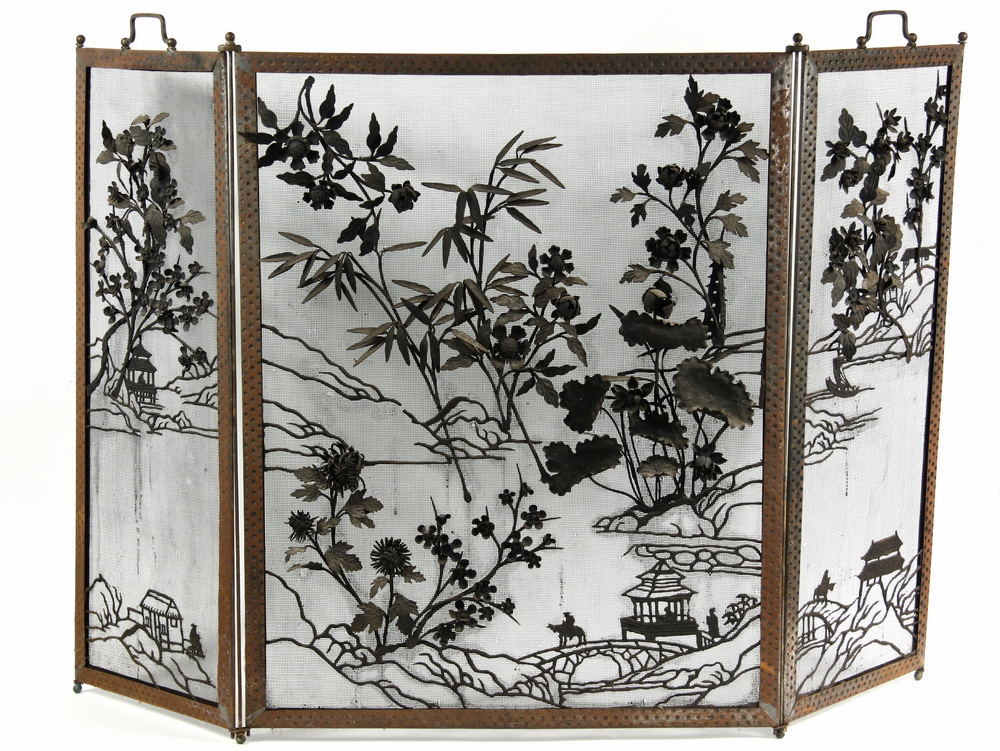 DECORATIVE FIRESCREEN - Oriental
