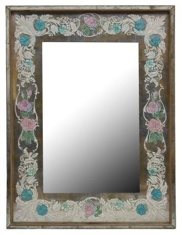 DECORATIVE FLORAL PAINTED WALL