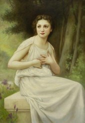 DECORATIVE FRAMED PAINTING AFT