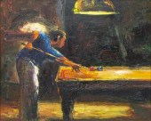 DECORATIVE FRAMED PAINTING BIL