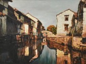 DECORATIVE FRAMED PAINTING, CI
