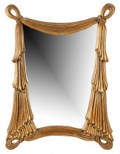 DECORATIVE GILT WALL MIRRORgil