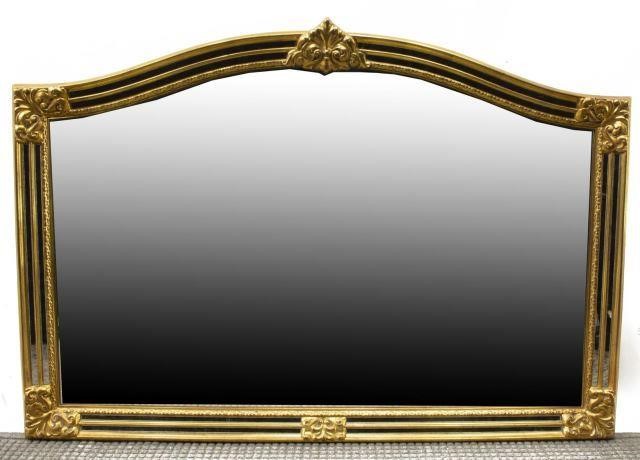 DECORATIVE GILTWOOD MIRROR, 35.5" X