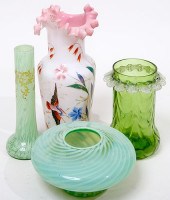 DECORATIVE GLASS LOTA group of