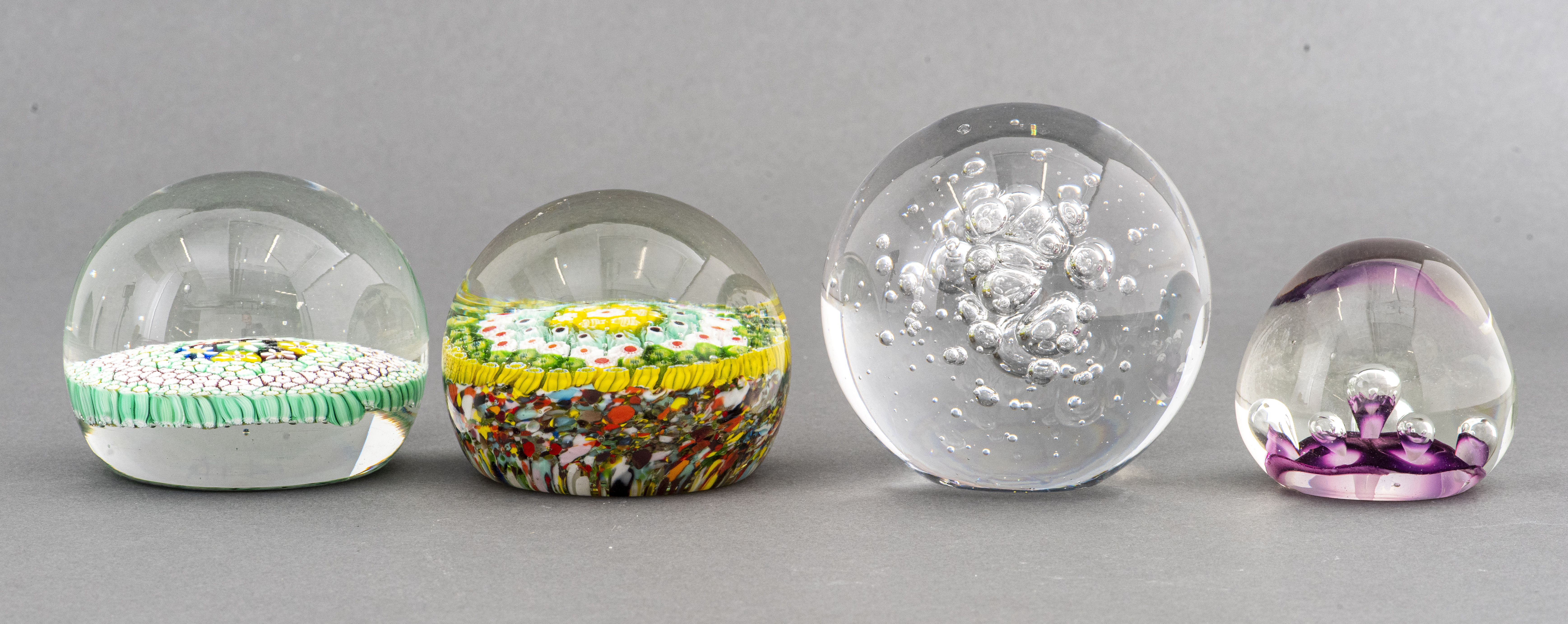 DECORATIVE GLASS PAPERWEIGHTS, 4